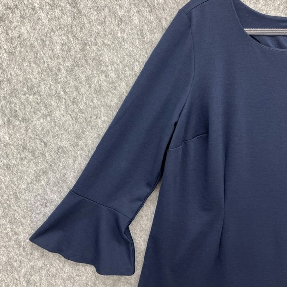 EC Lane Bryant Fit & Flare Bell Sleeve Midi Dress - Picture 10 of 14